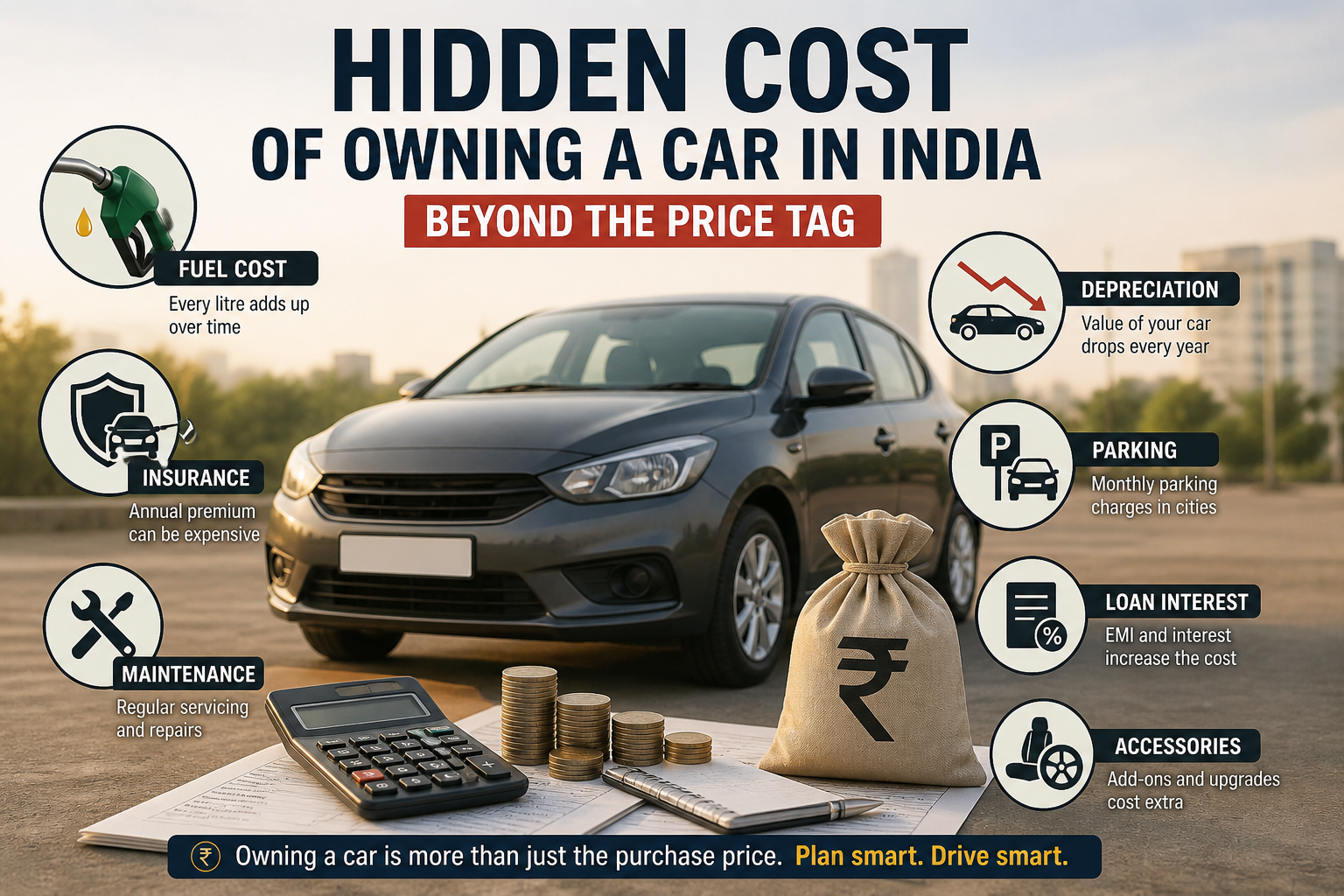 You are currently viewing The Hidden Cost of Owning a Car in India (That No One Talks About)